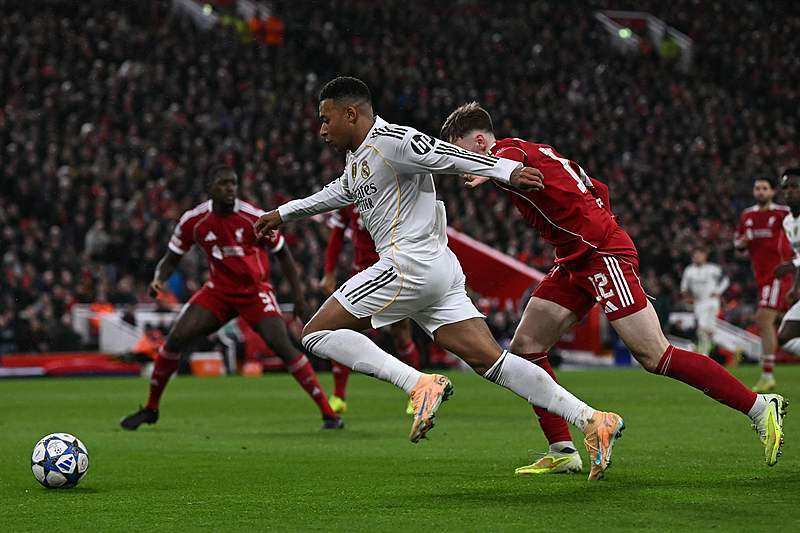 世界杯预测-利物浦1-0皇马 麦卡利斯特攻入制胜球